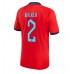 Billige England Kyle Walker #2 Bortetrøye VM 2022 Kortermet